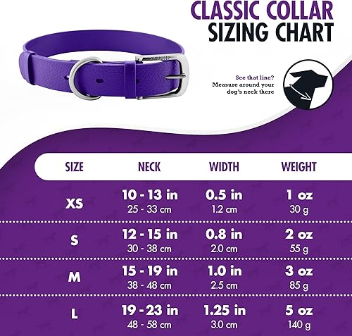 Miniatura 2 de Collar clásico para perro Tuff Pupper para toda la vida, resistente y duradero, más fuerte que la piel, impermeable y sin olor