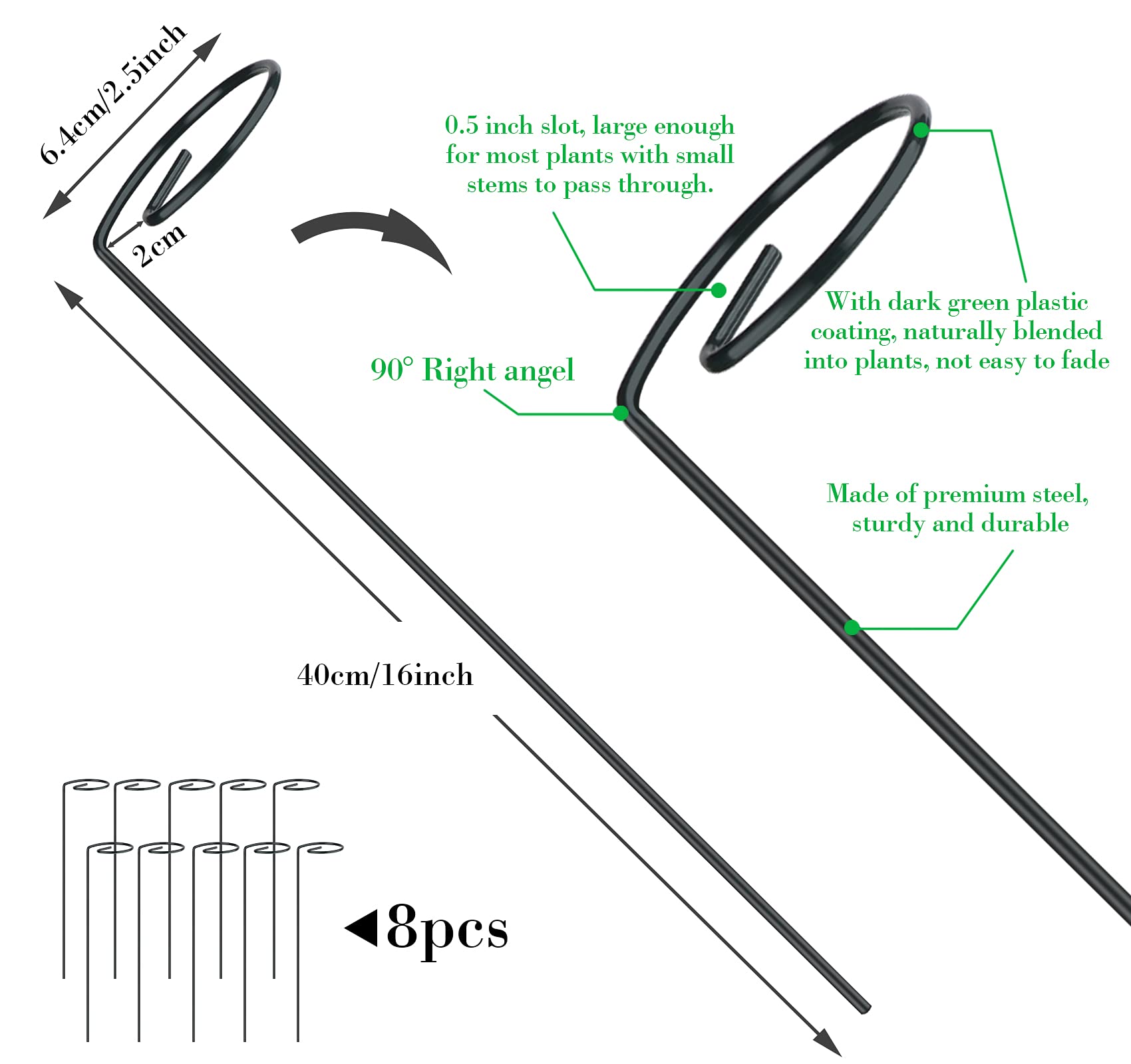SUNNYCLUE 1 Doos DIY 4 Sets Tuin Stake Kits Fairy Wand