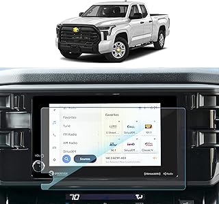 SKTU 2022 2023 2024 Toyota Tundra Screen Protector 2022 2023 2024 Tundra Sequoia Screen Protector 8 Inch Navigation Display Tempered Glass 2022 2023 2024 Toyota Tundra SR SR5 Screen Protector 9H Hardness HD Clear Toyota Tundra 2023 2024 Accessories 2023 Toyota Sequoia 8'' Screen Protector for Toyota Tundra Sequoia 2024 2023 2022