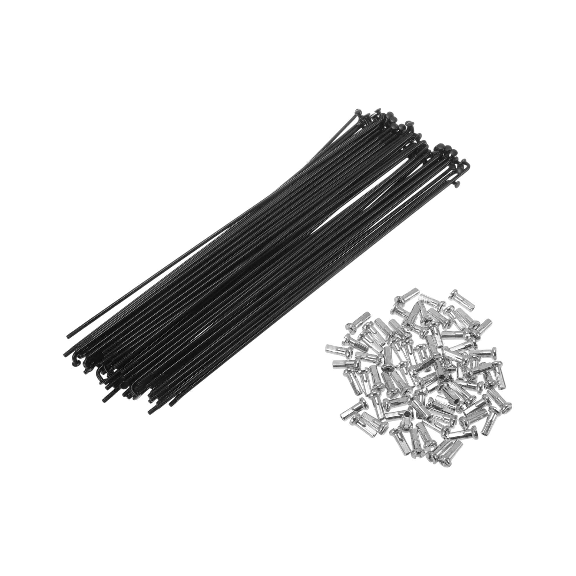 HOPESPANNER 72 Set 14G Bicycle Spoke 181mm Bike Wheel Spoke Carbon Steel Black
