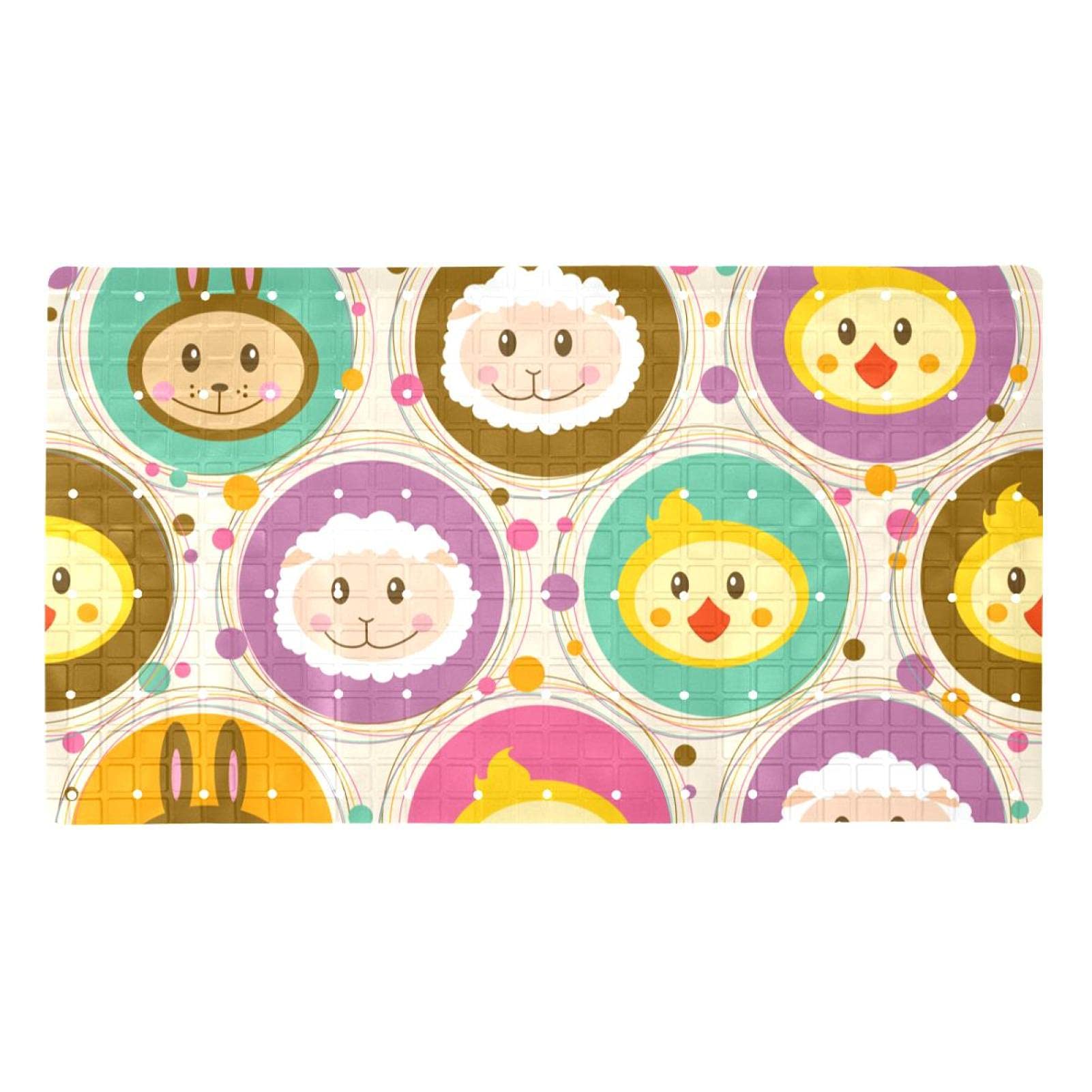 Alfombrilla de baño para bañera infantil con dibujos animados ideal para duchas familiares seguras