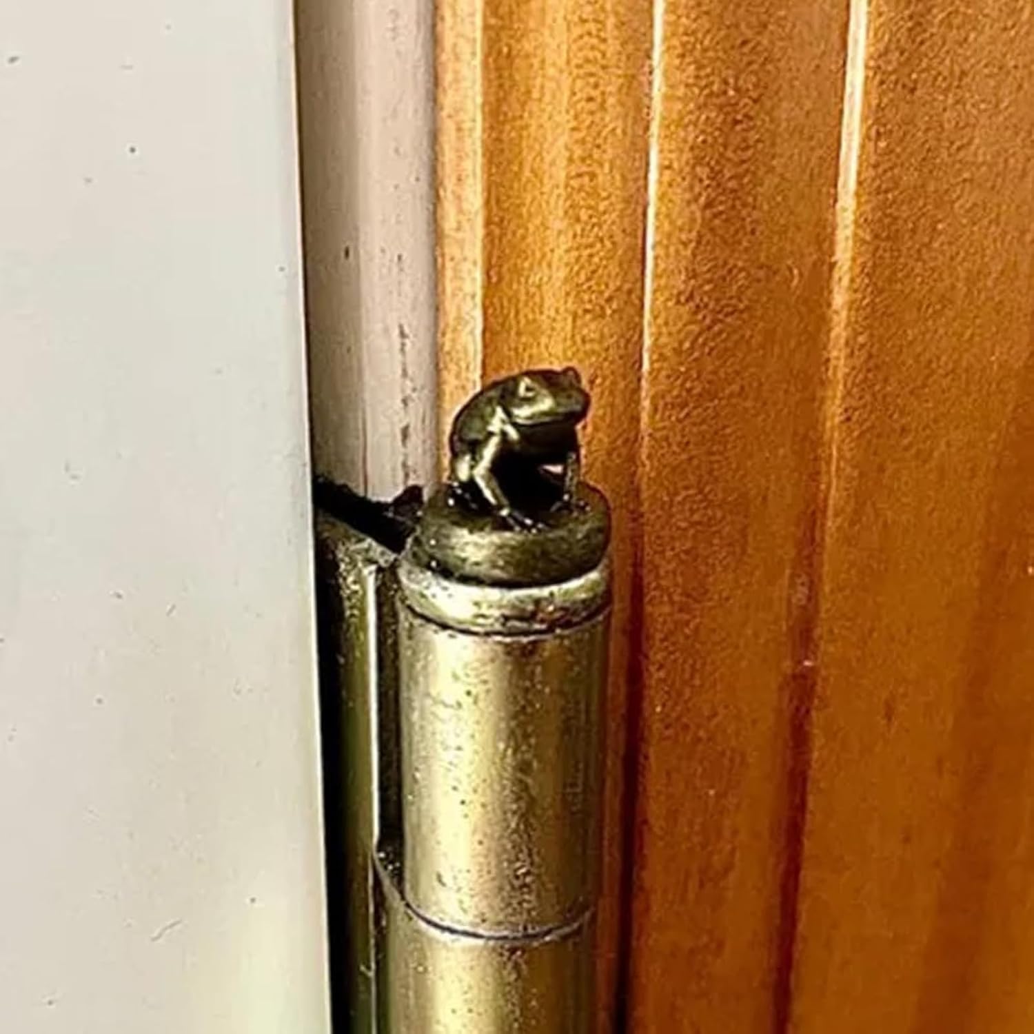 Laosshu Frog Vintage Mini Door Hinge Head Decorative Topper - 3Pcs Magnetic Animal Home Decoration For Lovers