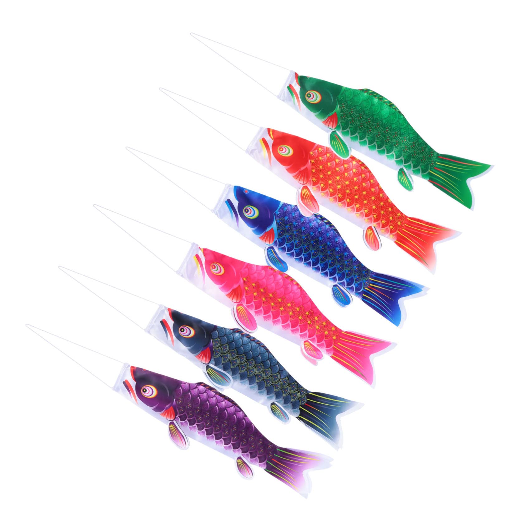 Drapeaux de carpe koi koinobori suspendus pour ornement de restaurant japonais et festival