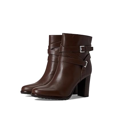 Lauren Ralph Lauren Collins Calfskin Bootie Heel Women