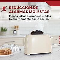 Vista 4 de Kidde Detector de humo, compacto de 4 pulgadas, funciona con pilas AA, 10SDR