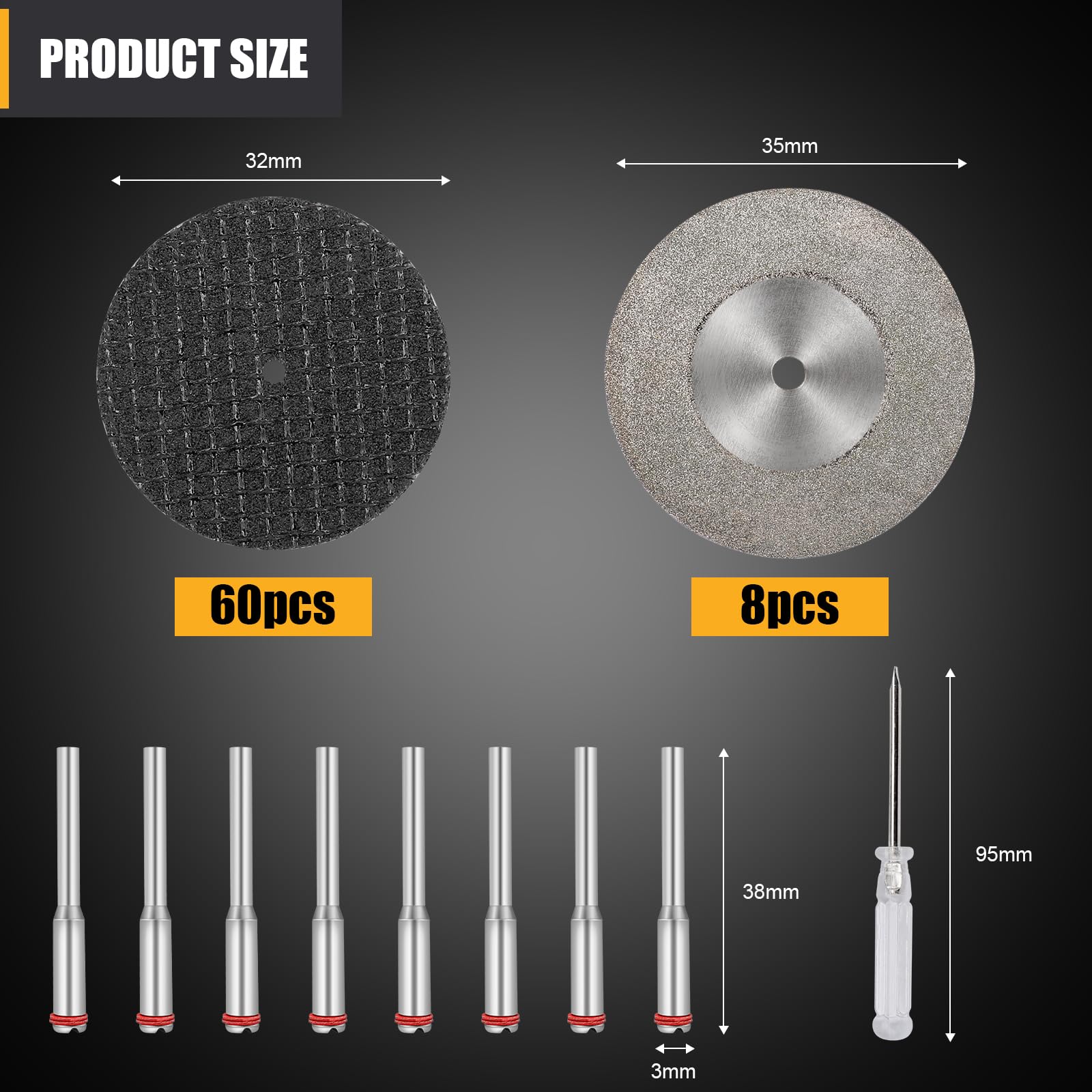 DEWALT DW8708 A36T Wheel, 3-Inch X .035-Inch X 1/4-Inch