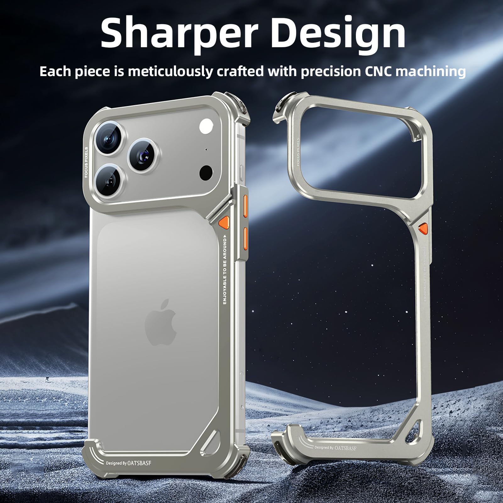 Amazon.com: OATSBASF 9 Case for iPhone 17 Pro Max Bumper Case