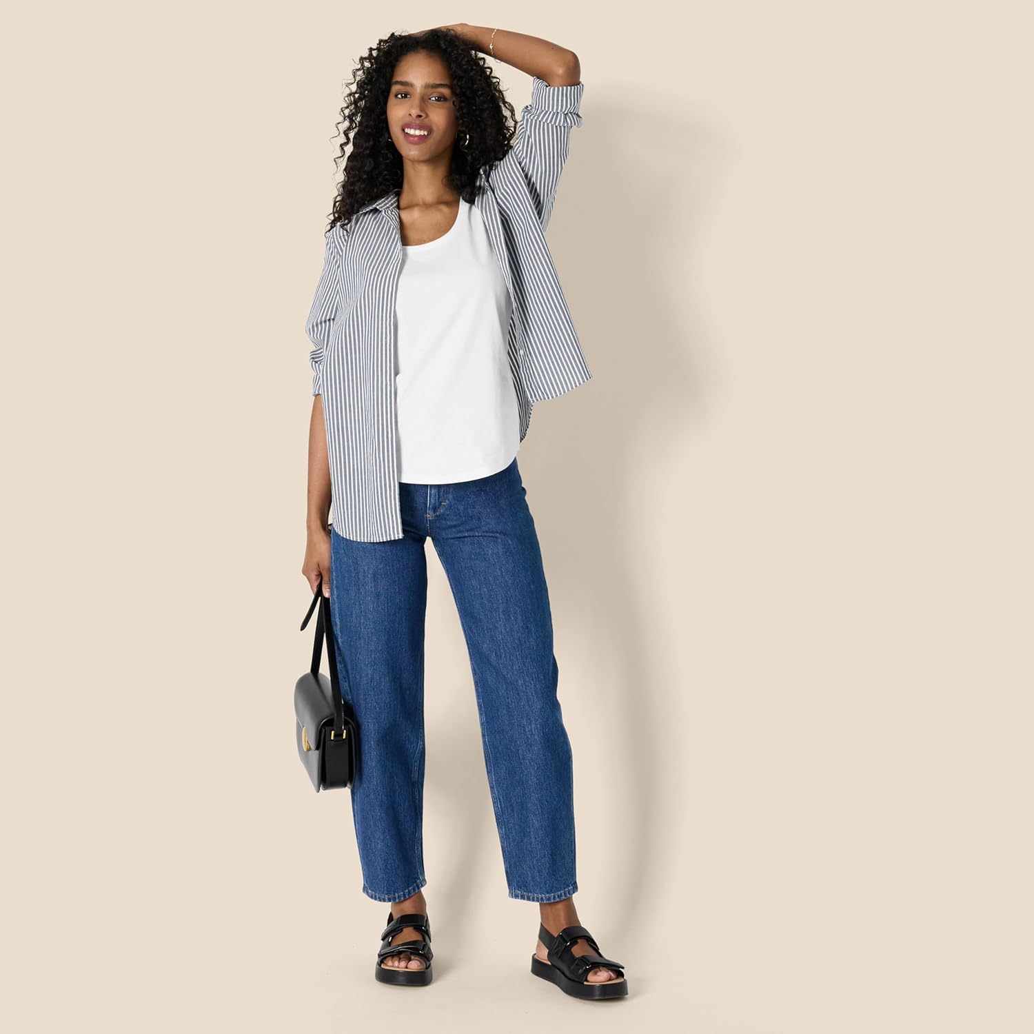 Amazon Essentials Women's Regular-Fit 100% Cotton Sleeveless Tank Top, Pack of 2 - Image 5