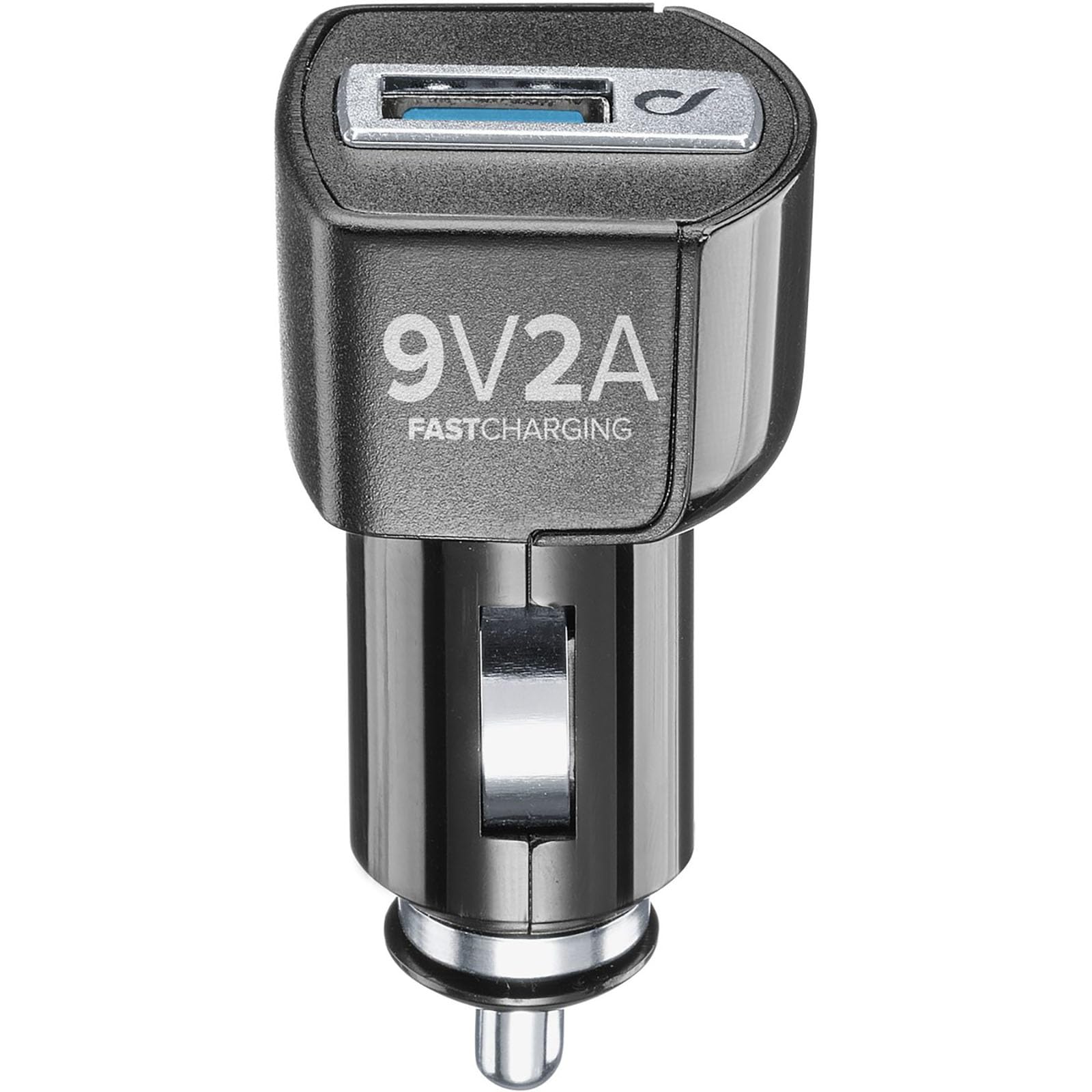 Cellularline - Caricabatterie da Auto per Accendisigari 12/​24V con Presa USB -​Potenza Massima Uscita 18W - Huawei, Xiaomi, Wiko, ASUS And Other Smartphone