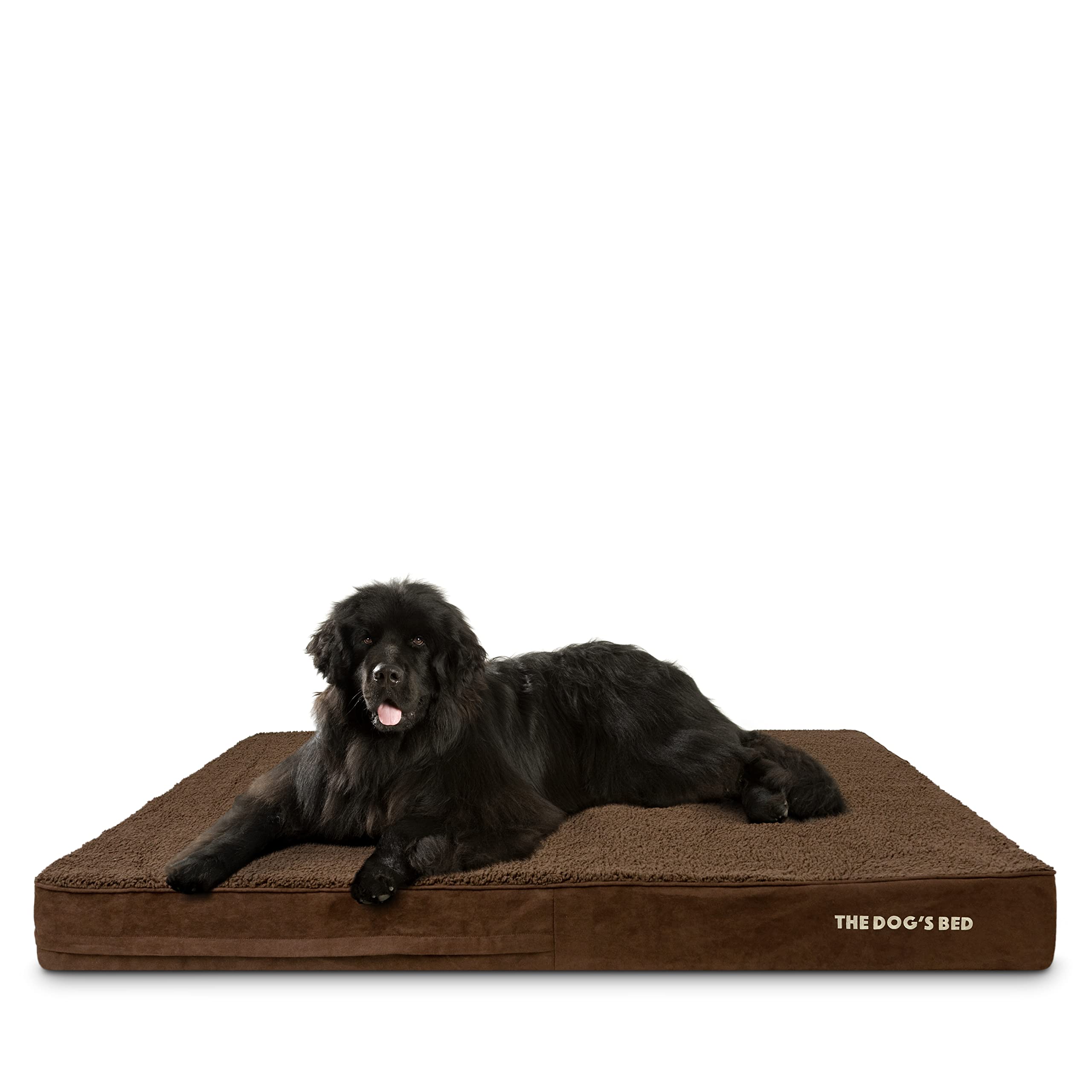 The Dog’s Bed Orthopaedic Memory Foam Dog Bed for XL Dogs, Waterproof Washable Cover, Anti-Slip Base, Calming Surface – CertiPUR-Certified Foam, Grey Plush, 15cm Thick — view 30