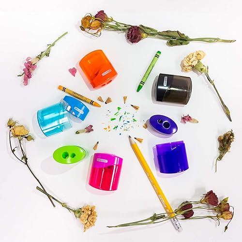 Miniatura 3 de Afilador de cuchillas dobles BAZIC con receptáculo cuadrado (2 unidades)