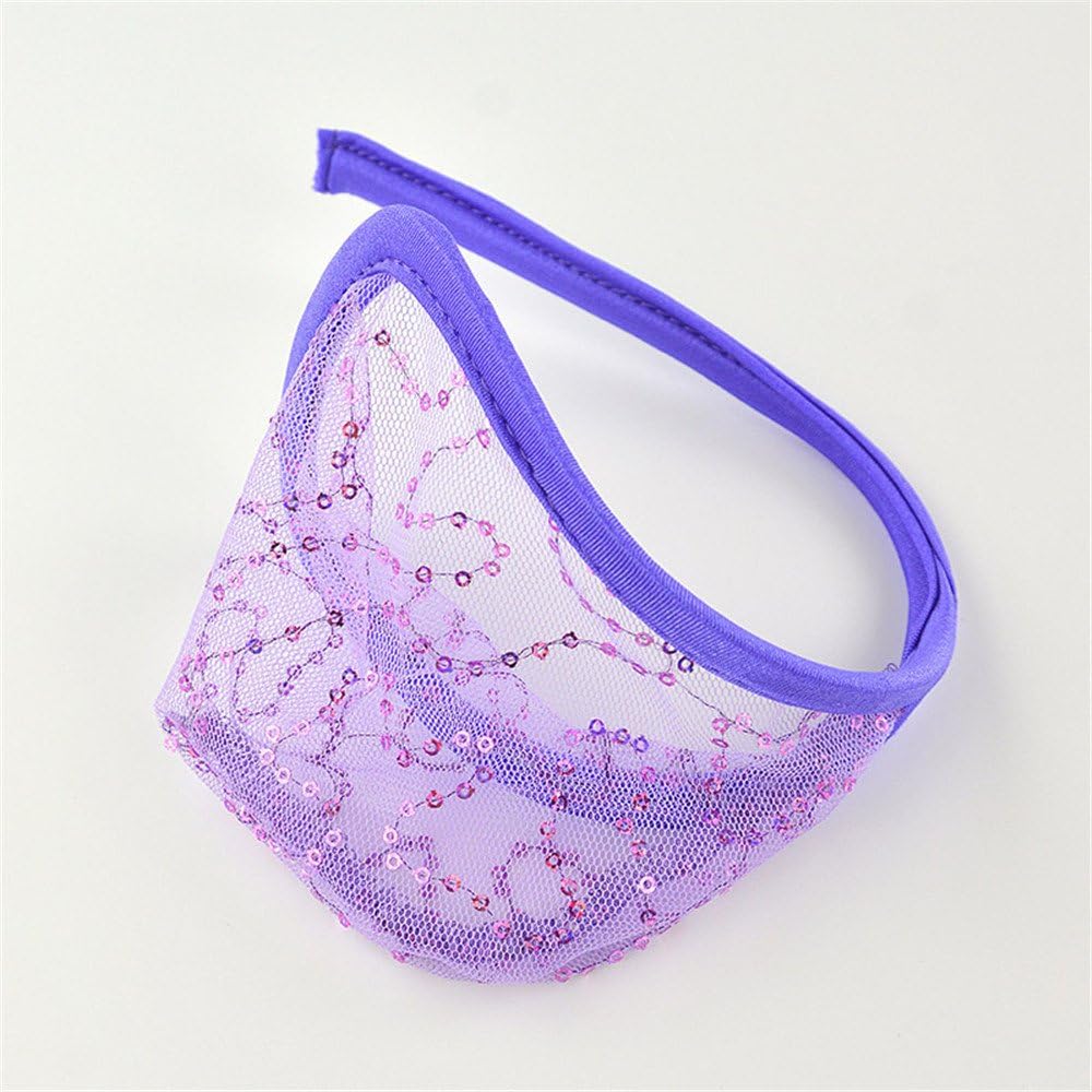 FUDUODUO Men C Field Trousers Stealth Non-Marking Engraving One-Piece Underwear, Purple