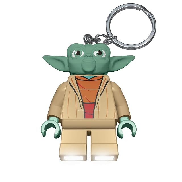 Foto 7 de 7 de Llavero luminoso LEGO Star Wars - Yoda con iluminación LED - Juguetes de regalo para niños