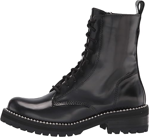 plain black combat boots