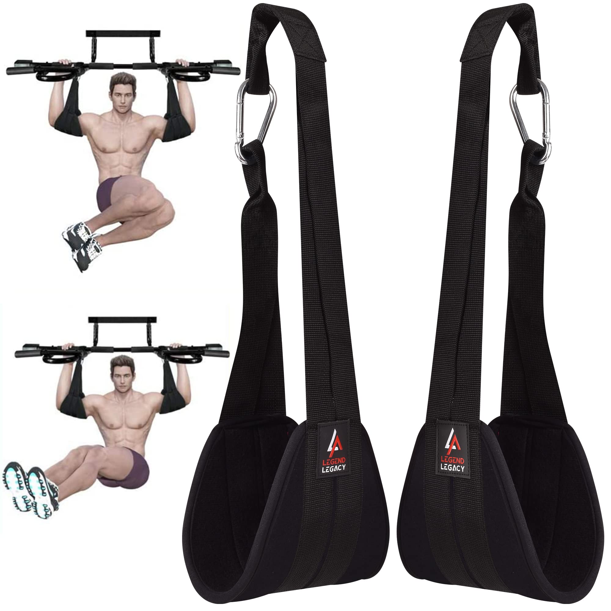 Buy Legend Legacy Hanging Ab Straps (Pair) Abdominal Slings, Ab Swing