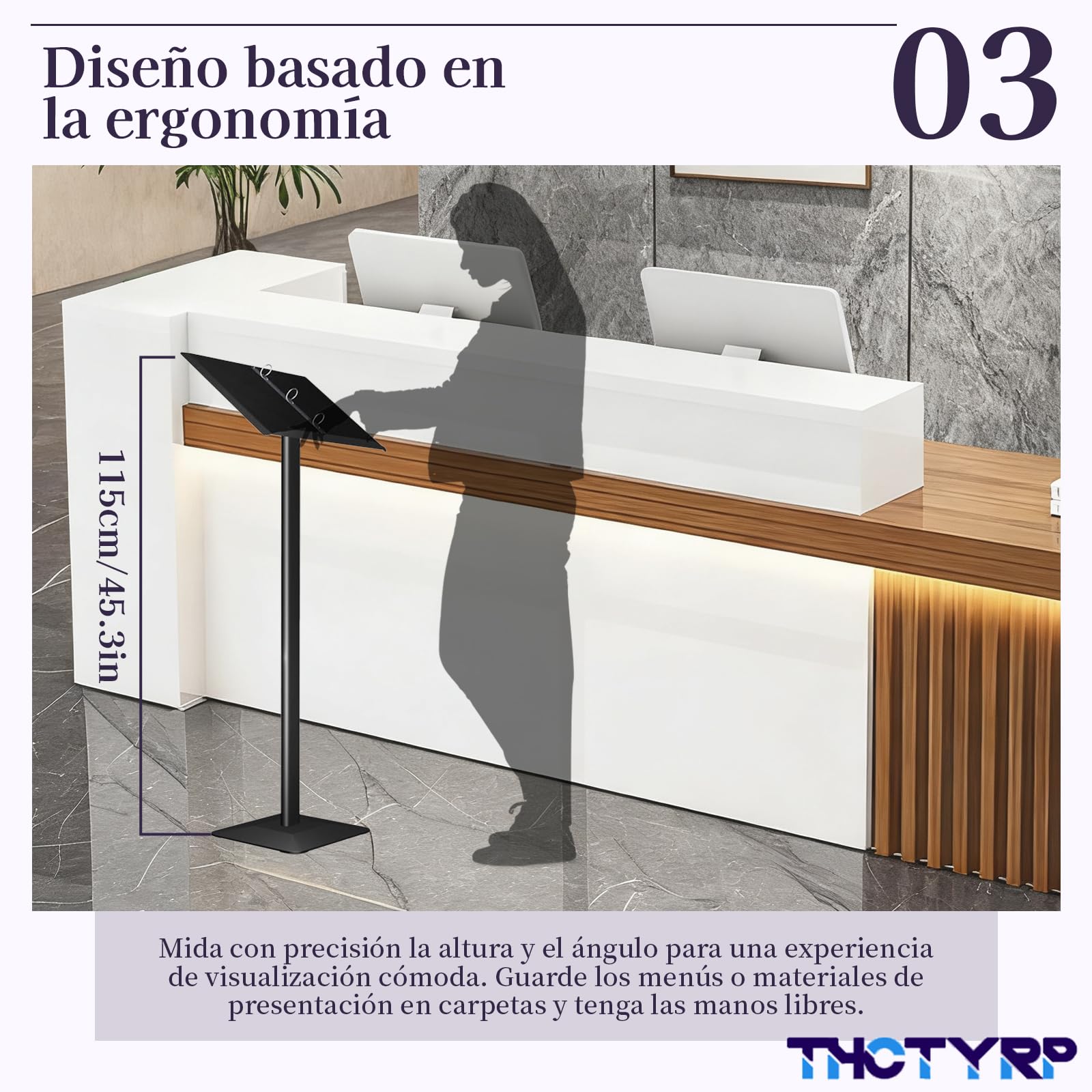 Soporte de menú, soporte para nombres, menús, exterior, pizarra de espera, visualización de menú, soporte para nombres, soporte, cerrado, letrero, herramientas incluidas, fácil de montar