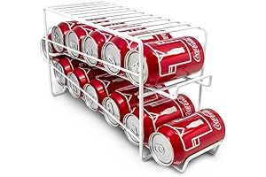 Sorbus Soda Can Rack Beverage Dispenser: Organize Your Fridge with Style