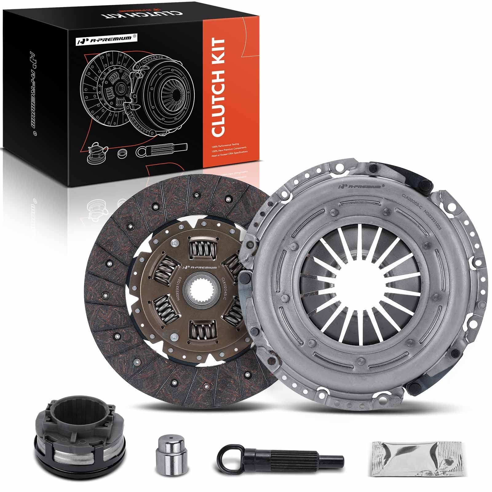 A-Premium Transmission Clutch Kit Compatible with Audi | Compatible with Audi A4, A4 Quattro, 2005 2006 2007 2008, 2.0L