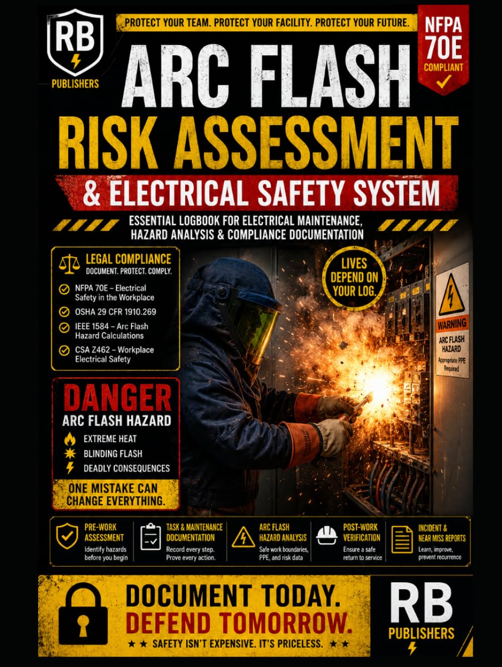 Arc Flash Risk Assessment & Electrical Safety System: PRE-WORK ASSESSMENTS • HAZARD ANALYSIS • TASK DOCUMENTATION SAFE WORK PRACTICES • INCIDENT REPORTING • COMPLIANCE RECORDS