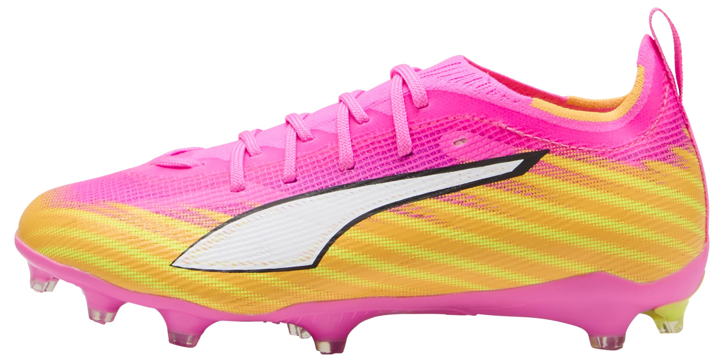 PUMA Ultra 6 PRO FG/AG JR Fußballschuh Poison Pink White-Sun Stream-Bright Aqua Black