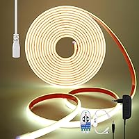 Vista 10 de KISUFU Tira de luces LED de neón COB de 12 V, IP68, impermeable, flexible, regulable, para el hogar, cocina, sala de estar, decoración de bricolaje