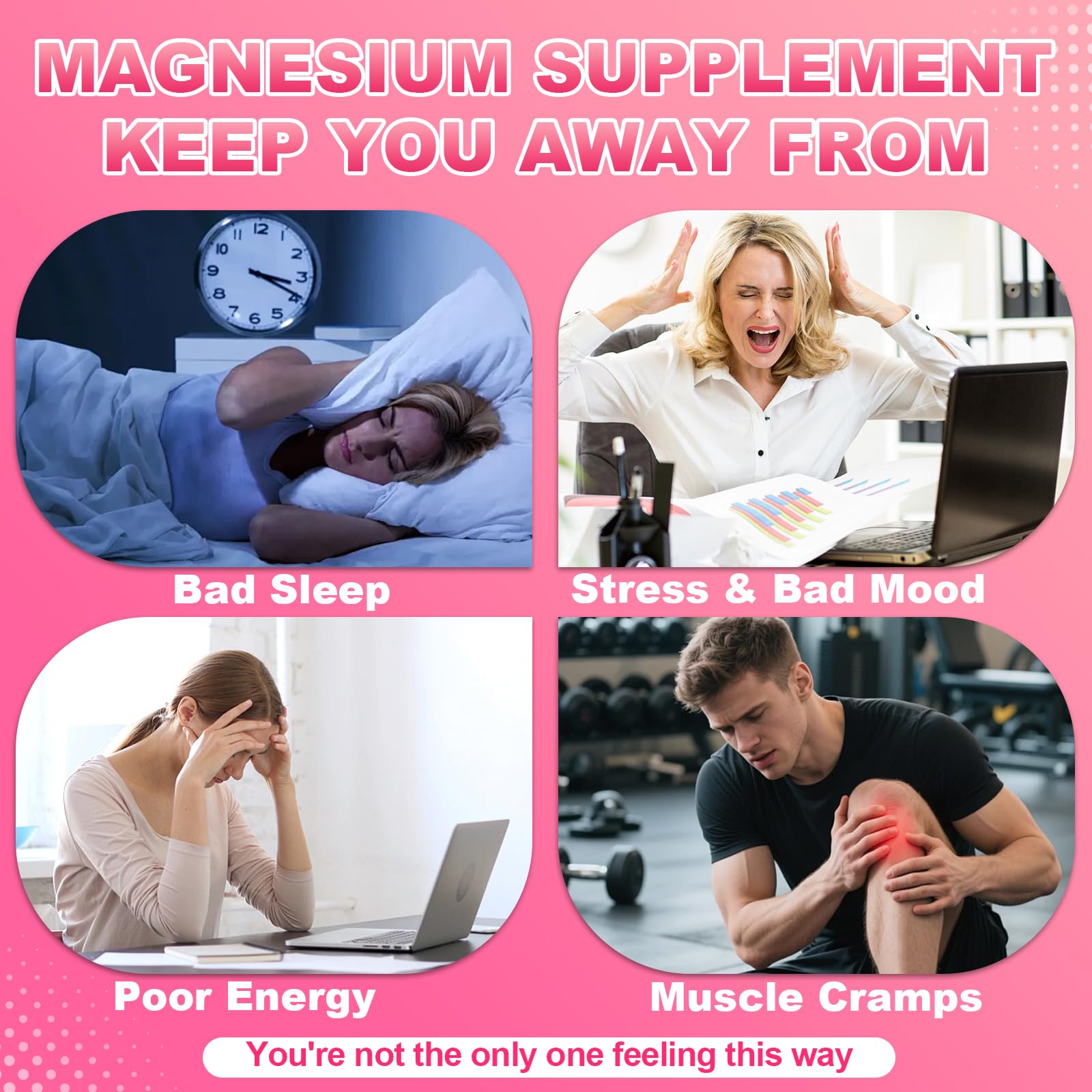 Magnesium Glycinate Gummies 700MG - 21-in-1 Advanced Magnesium Supplement — Amazon image 2