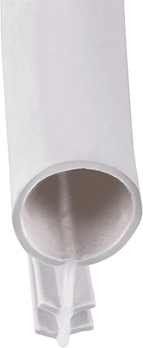 Miniatura 2 de Burlete para ventana de 516 pulgadas, con orificio de burbuja, 4 colores y 6 opciones de longitud (25 pies, blanco)