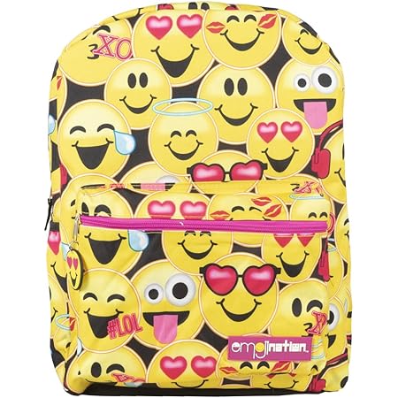 smiley face backpack