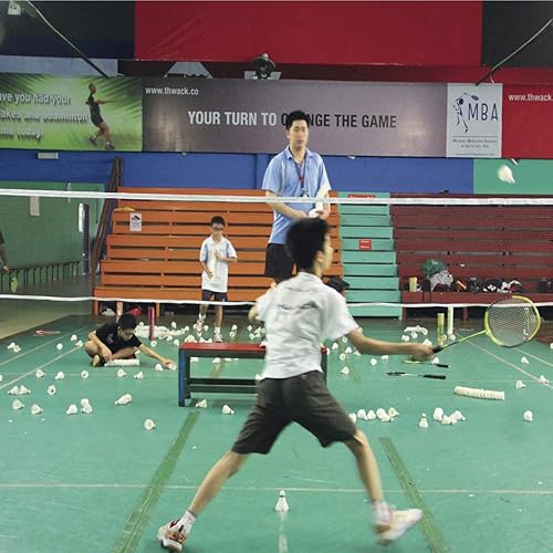 Miniatura 7 de DOURR Red de torneo de bádminton con cable de cuerda de 20 pies x 2.5 pies