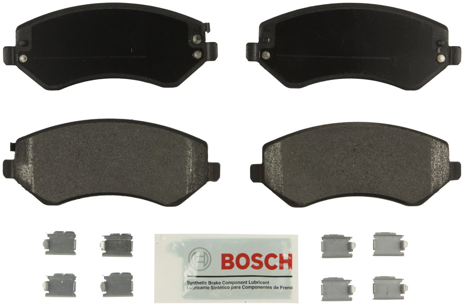 Bosch BE1324H Blue Disc Brake Pad Set with Hardware - FRONT — view 255