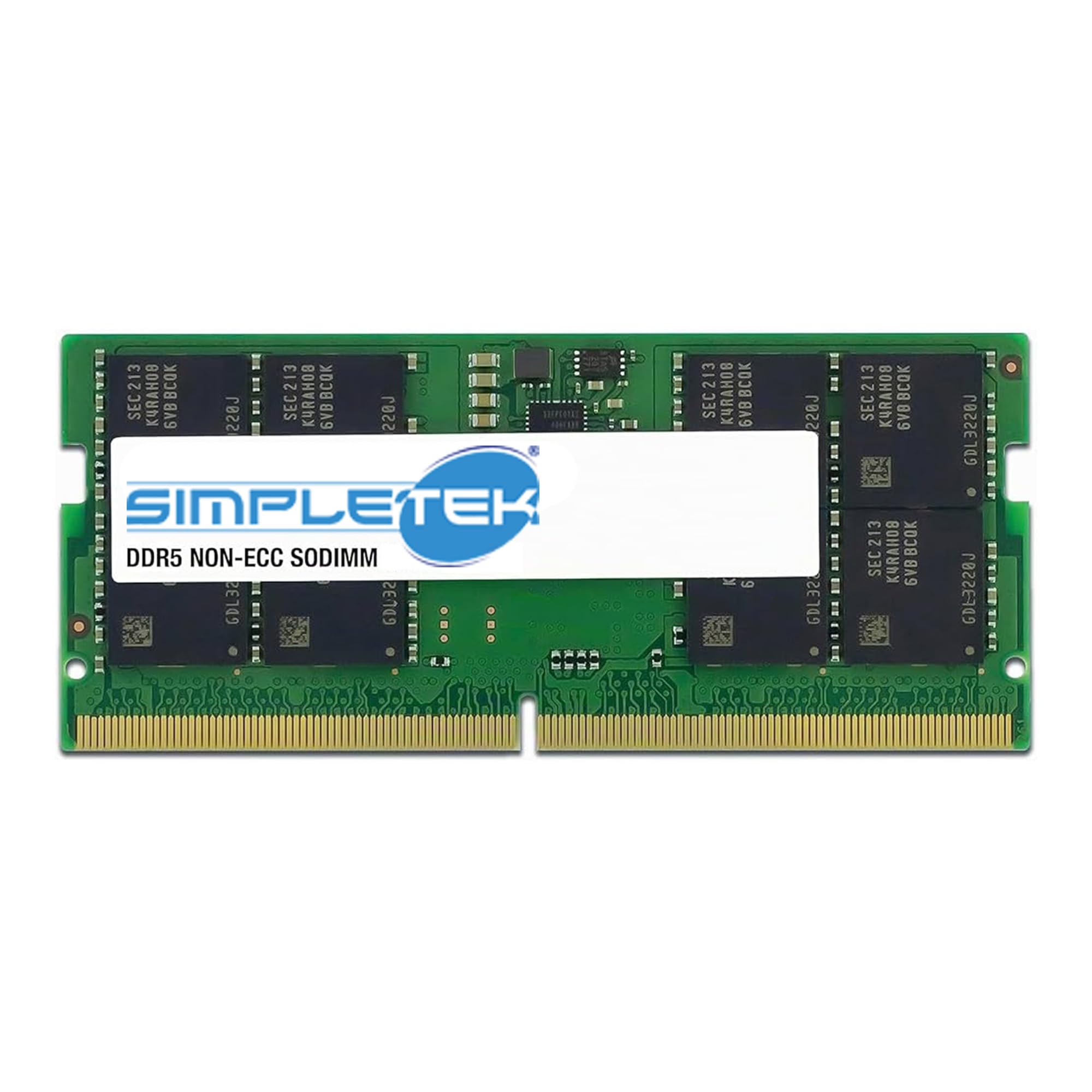 SIMPLETEK - Modulo Memoria RAM DDR5 SODIMM 32GB (2x16GB) PC5-38400 4800MHz | Moduli ad alta velocità per mini PC e laptop, stabilità superiore, ideale per multitasking intensivo e gaming fluido.