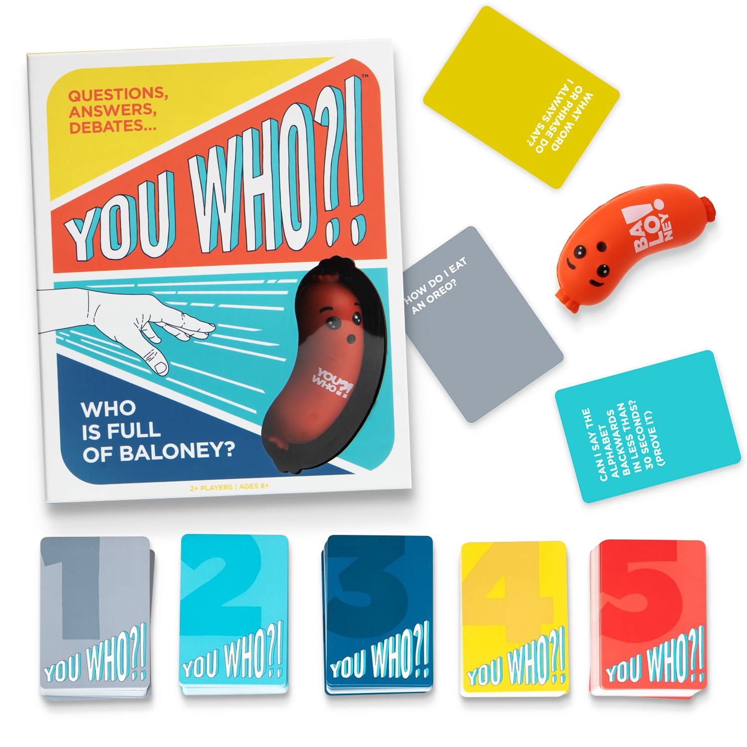 You Who | The Battle of Who Knows You, A Hilarious Conversation Card Game | Light-Hearted, Revealing Questions About Your Life for Families & Friends – Ages 8+ | 2+ Players, Easy Fun for Game Nights