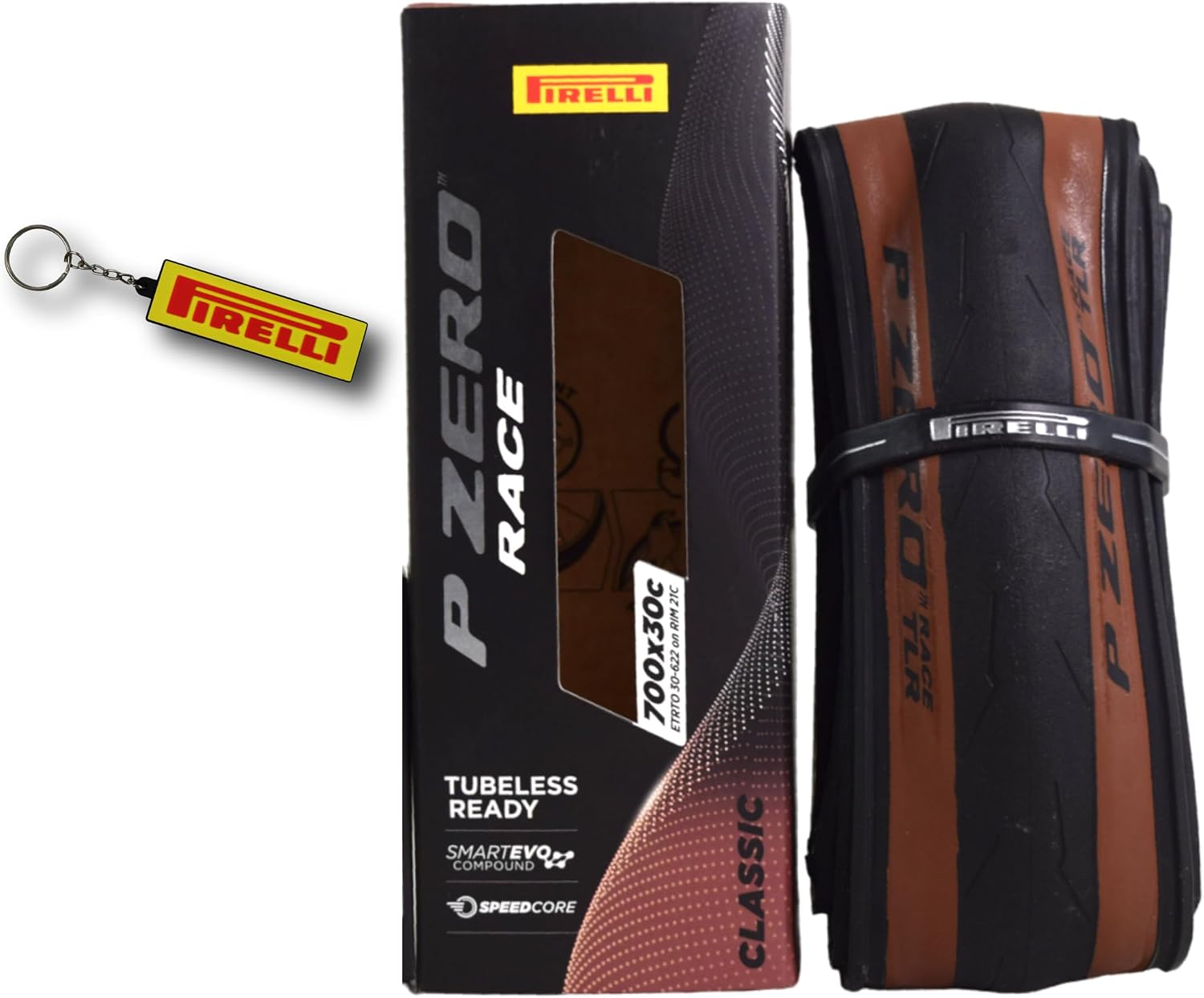Pneu Route Pirelli P Zero Race TLR 700 Mm Tubeless Ready Souple Speedcore Smartevo Flancs Retro
