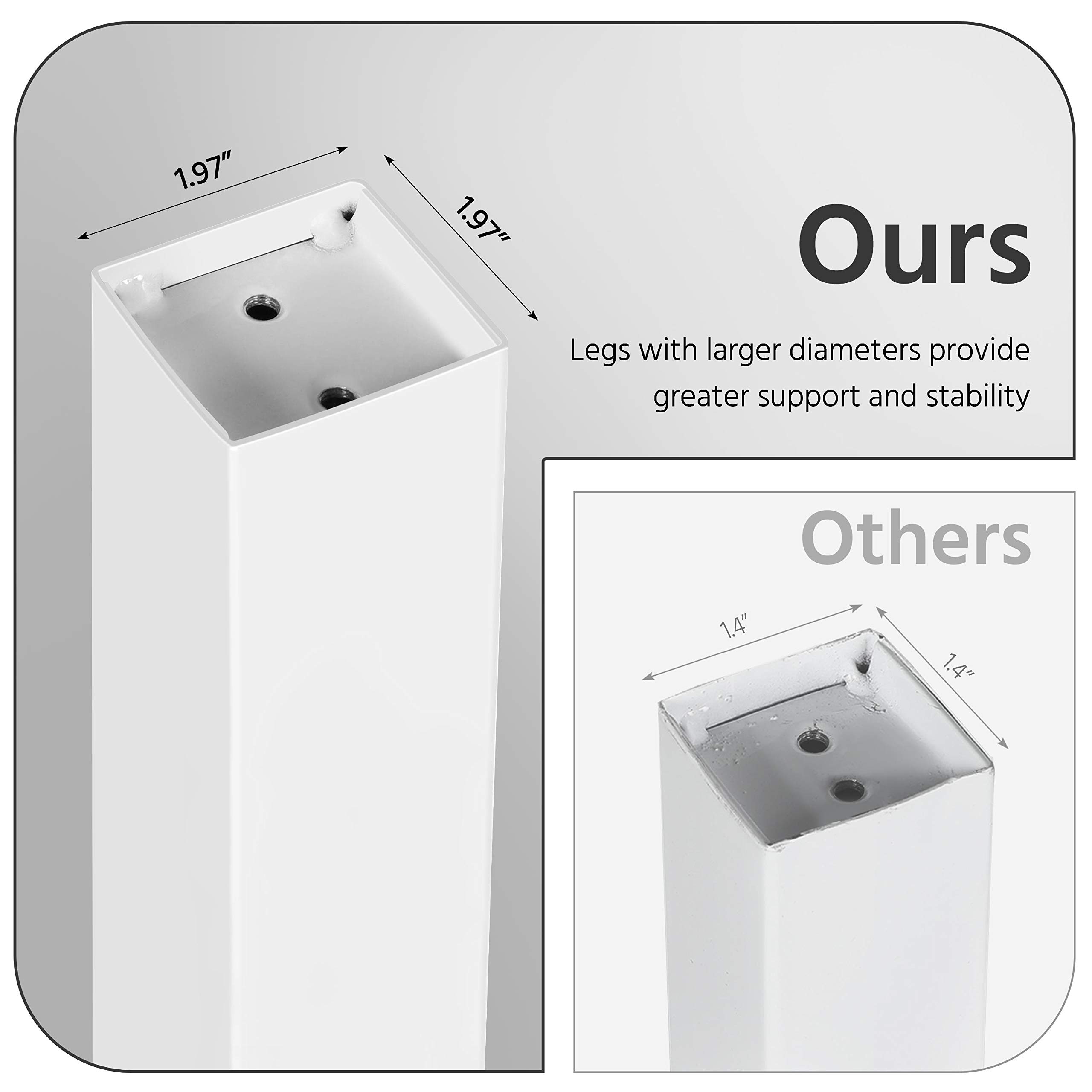 YAHEETECH Simple Computer Desk, PC Laptop Writing Study Table, Gaming