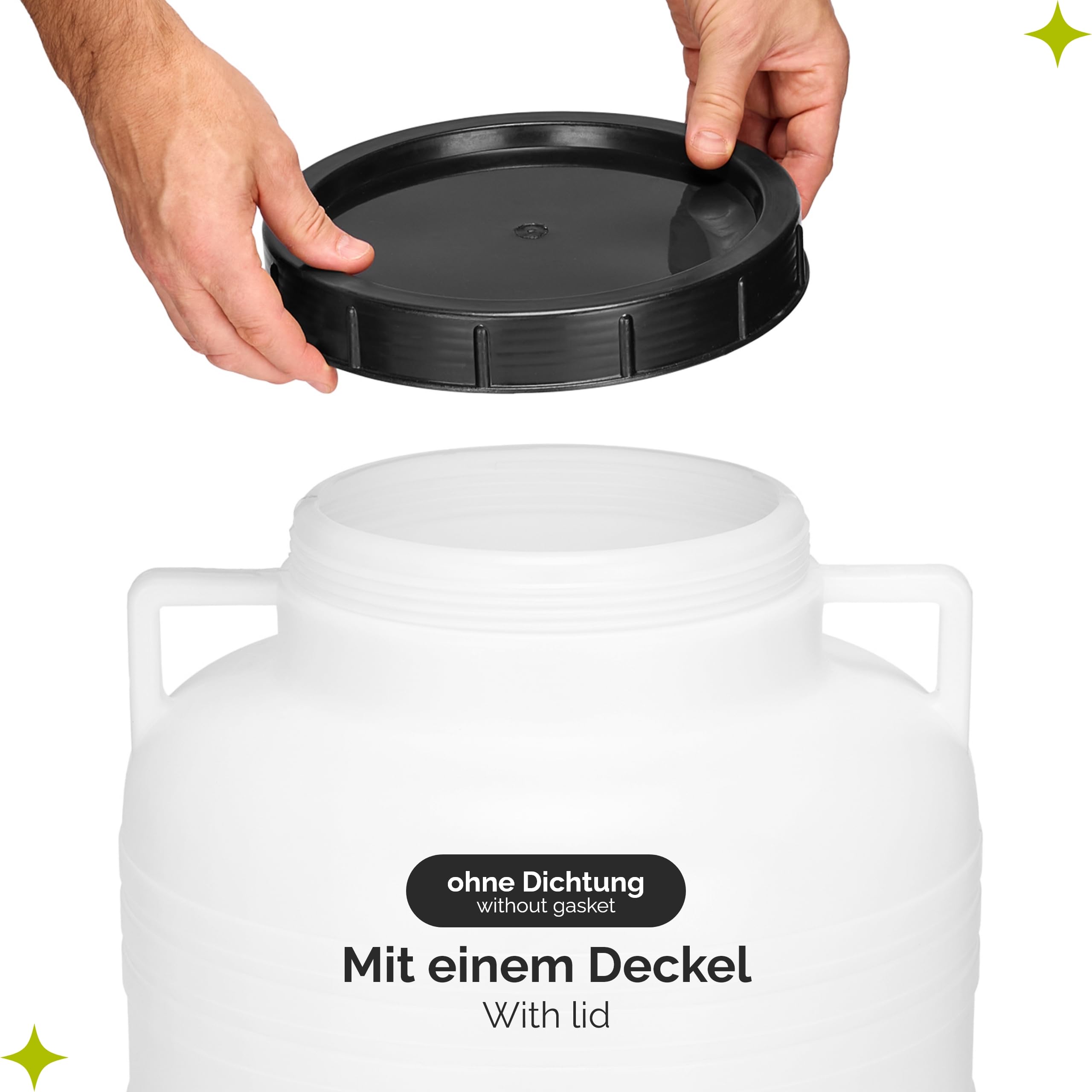 Deksel voor HDPE-vat voordelig kopen | Schäfer Shop