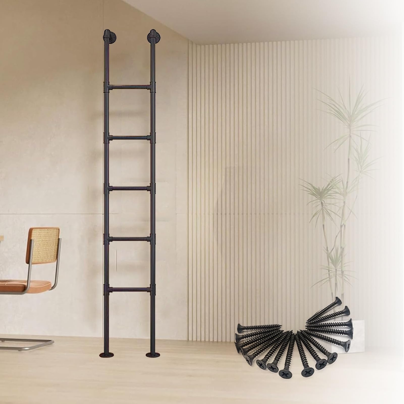 Échelle de lit superposé universelle 110 cm escabeau métal forgé