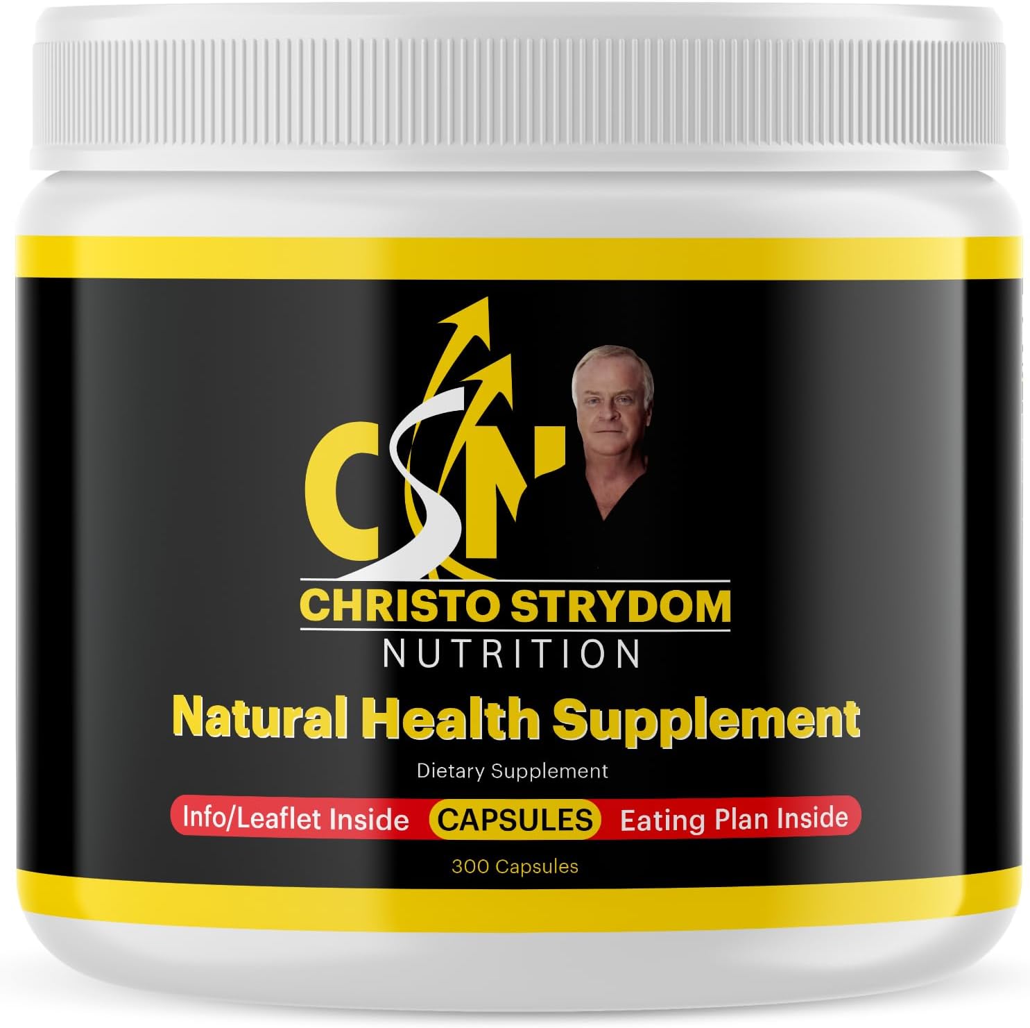 Christo Strydom Nutrition CSN Natural Health Supplement (300 Vegecaps) – Clinically Tested Drastic Weight-Loss Diet Detox Supplement Program