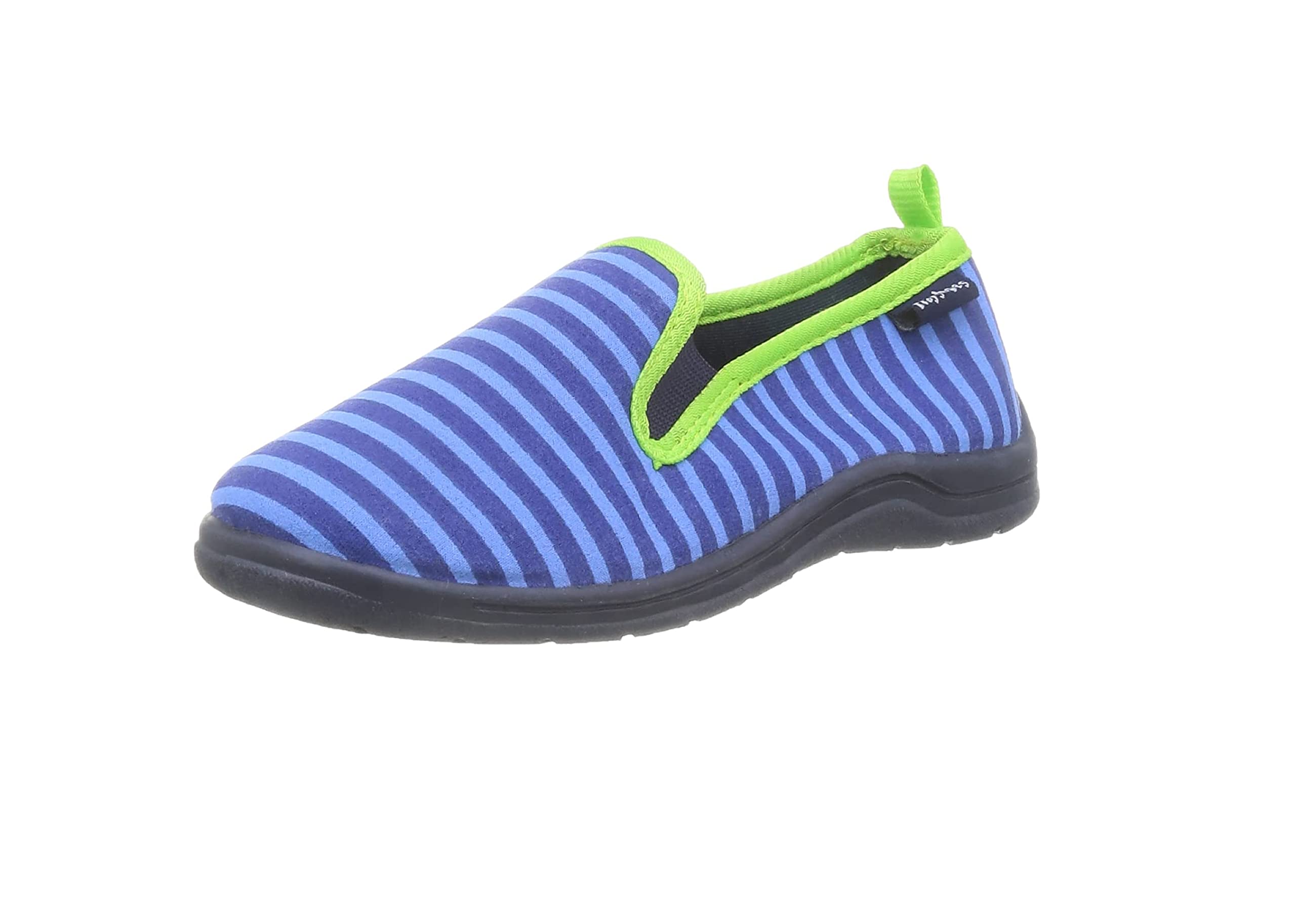 Playshoes Ringel, Mule, blau/grün,