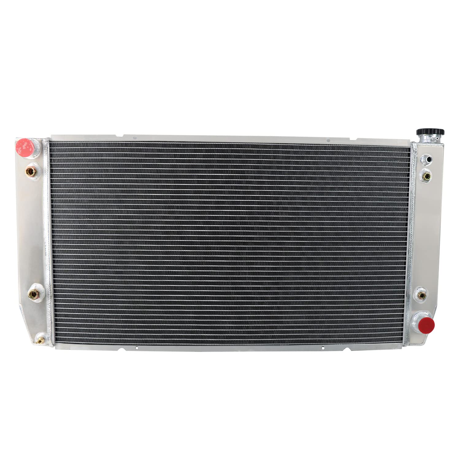 Photo 1 of Aluminum Radiator Compatible with 1988-2000 Chevy GMC C/K C2500 C3500 K2500 K3500 7.4L V8 1989 1990 1991 1992 1993 1994 1995 1996 1997 1998 1999 3 Row Radiators