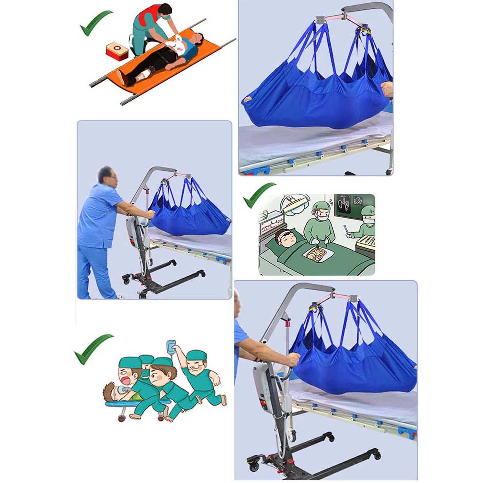 Sangle de levage pour patient - Soutien complet du corps pour mobilité handicapée et transport de chambre