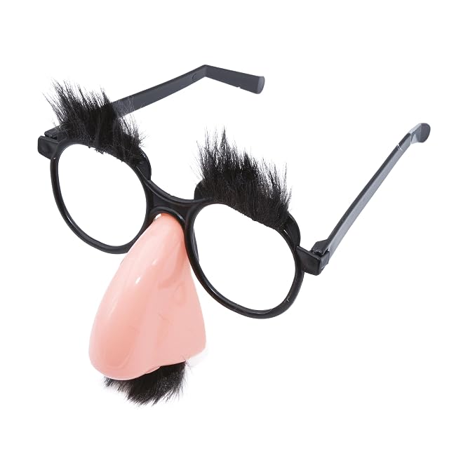 Foto 6 de 8 de P'tit Clown- Lunettes Nez et Moustache Gafas nariz y bigote, dibujos animados, Color, 16 x 8,5 (40603)