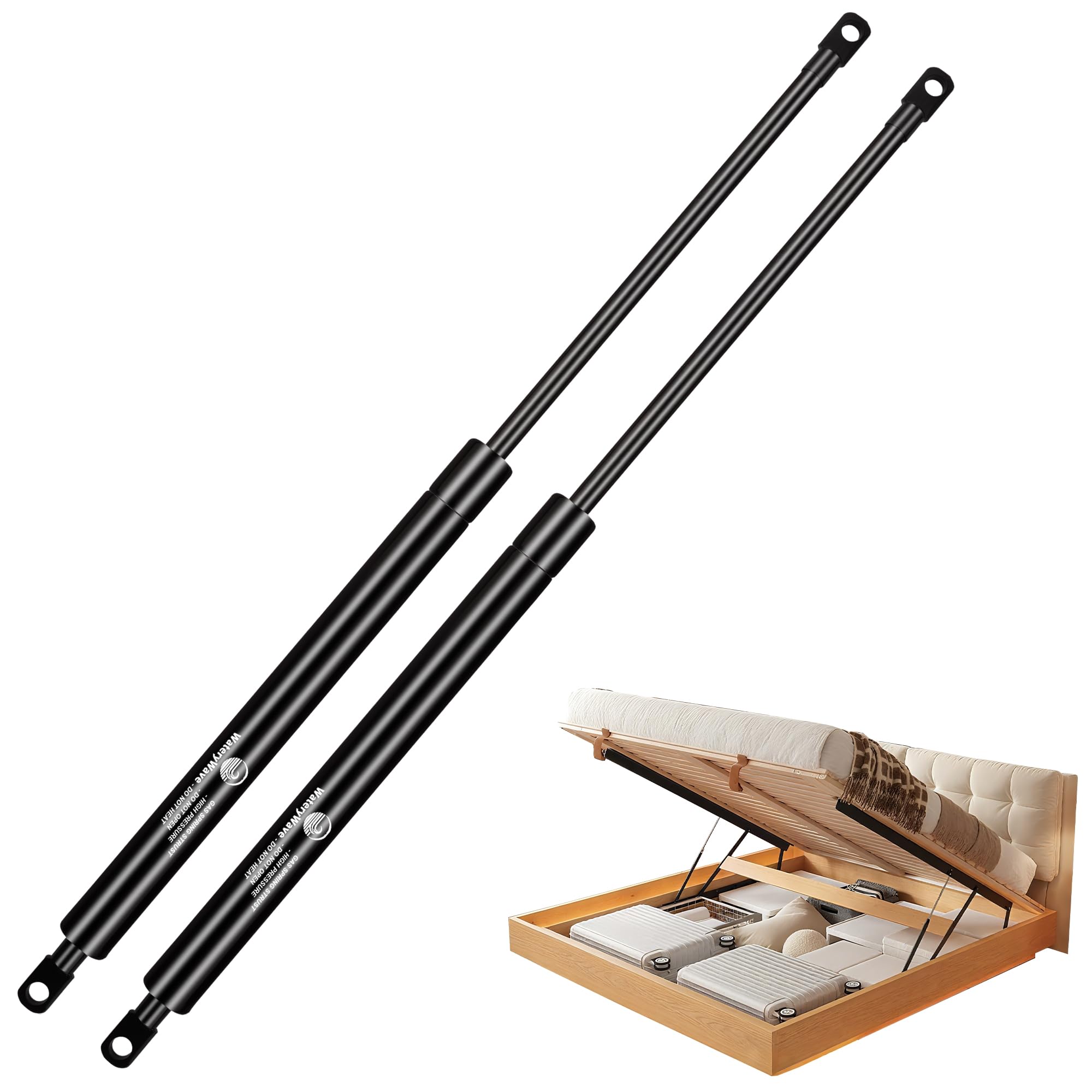 ARANA 500 mm 668N gasveren voor zwaar gebruik, 67 kg L