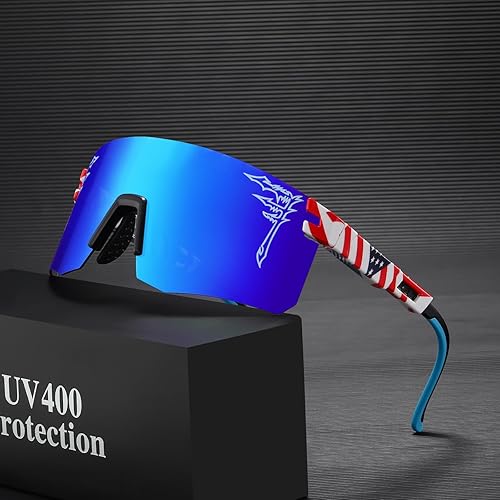 Miniatura 3 de FIXEROS Gafas de sol polarizadas de béisbol de dos tamaños para adultos y jóvenes, niños y niñas, UV400 para hombres y mujeres, gafas deportivas de