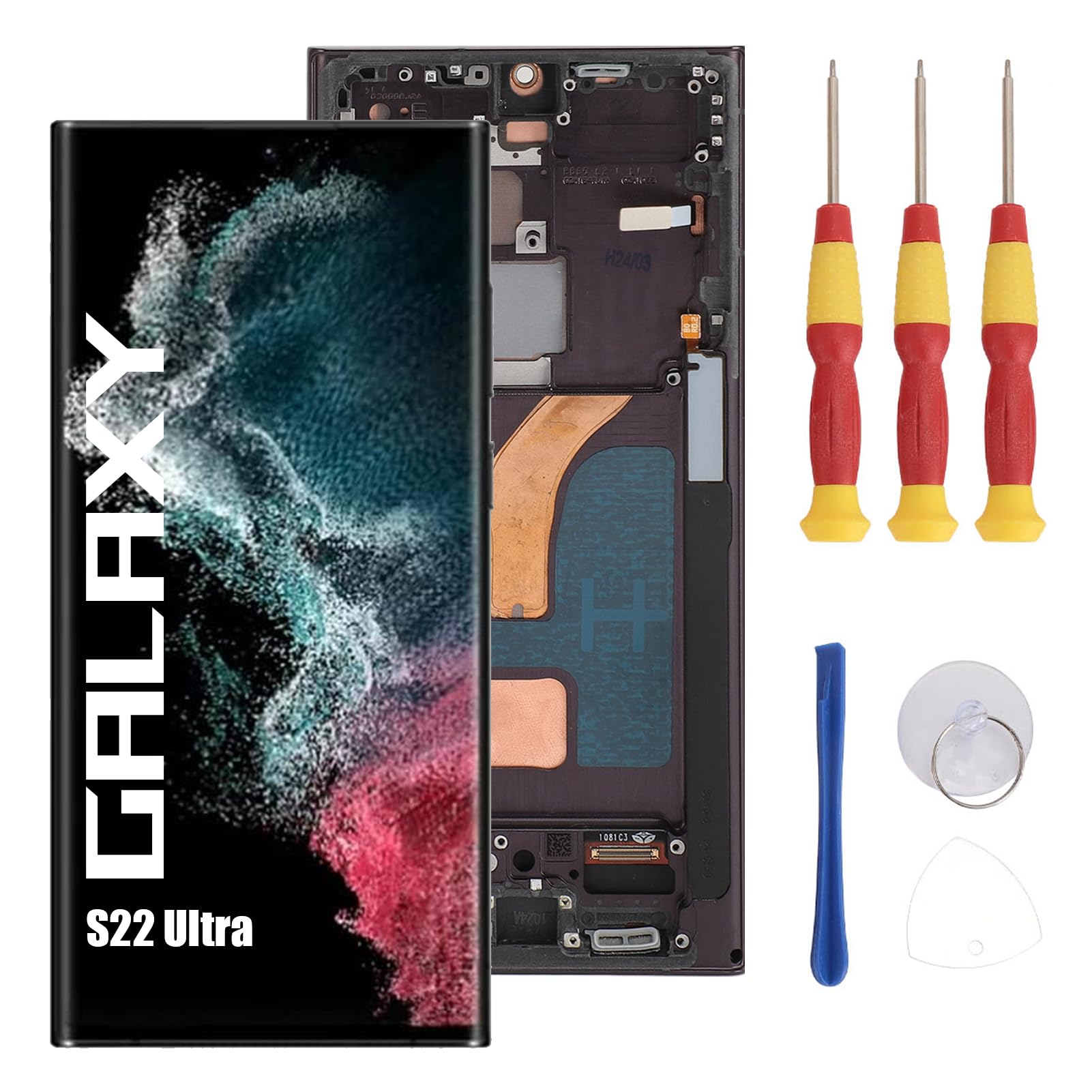 Amazon.co.jp: S22 Ultra、S22 Ultra フレーム用有機 LCD スクリーン