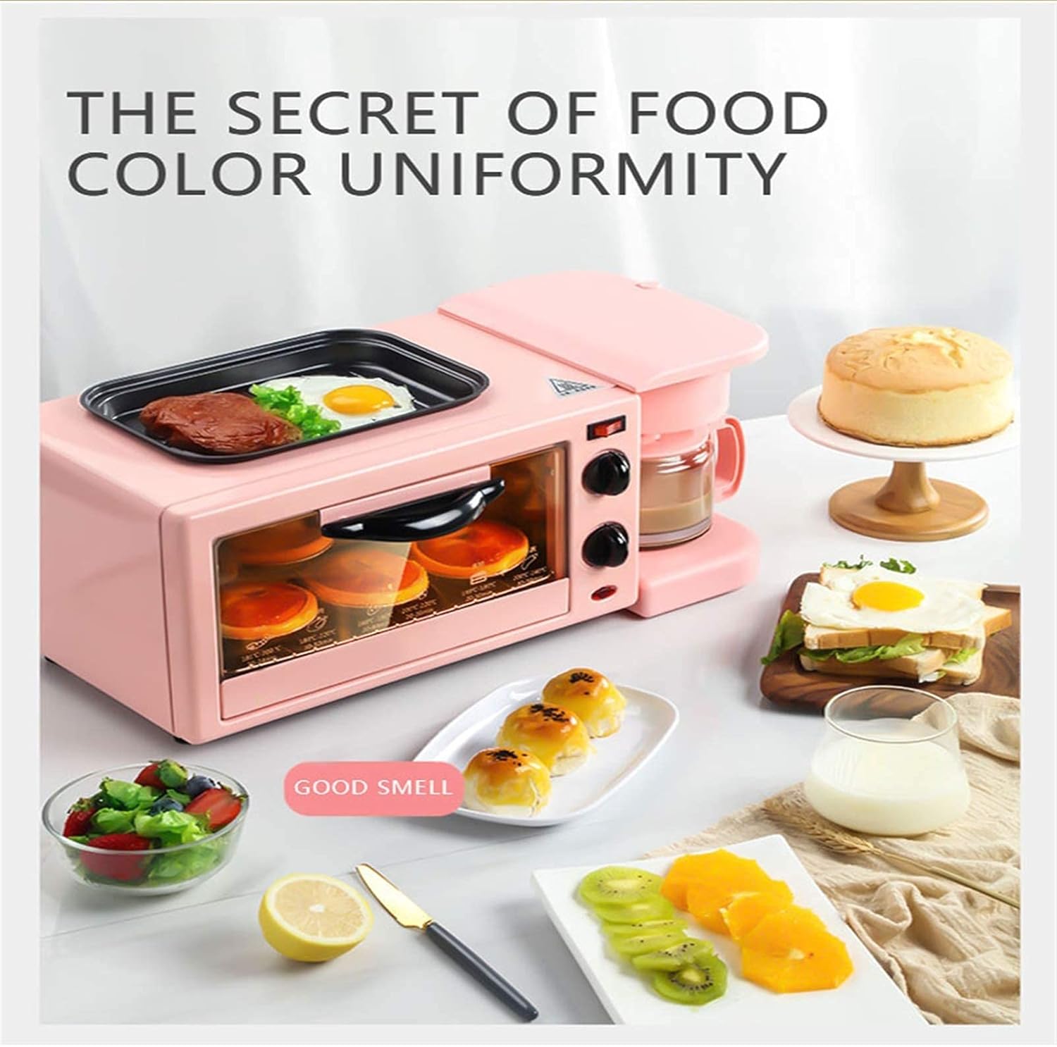 Toaster Toaster Oven Small Oven 9L Home Multifunctional 3-in-1 Breakfast Machine Electric Oven Coffee Omelette Toaster Toast Air Fryer