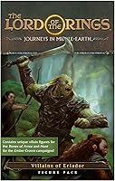 Vista 2 de Paquete de figuras de The Lord of the Rings Journeys in Middle-Earth Villains of Eriador, juego de mesa de aventura para niños y adultos, a partir