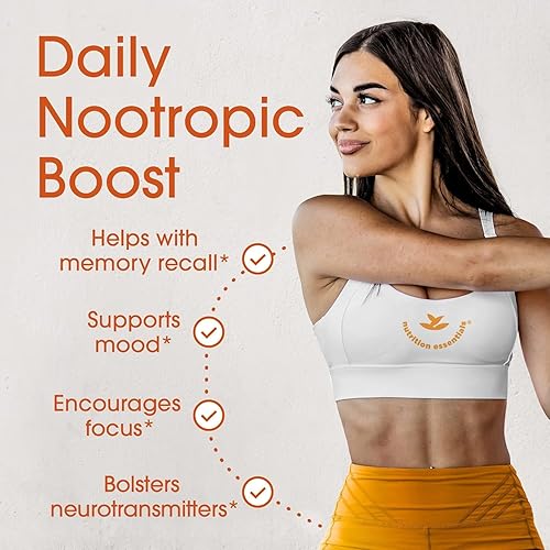 Miniatura 7 de Nutrition Essentials Suplemento dietético probiótico + probióticos para mujeres y hombres con enzima lactasa + suplemento de apoyo cerebral