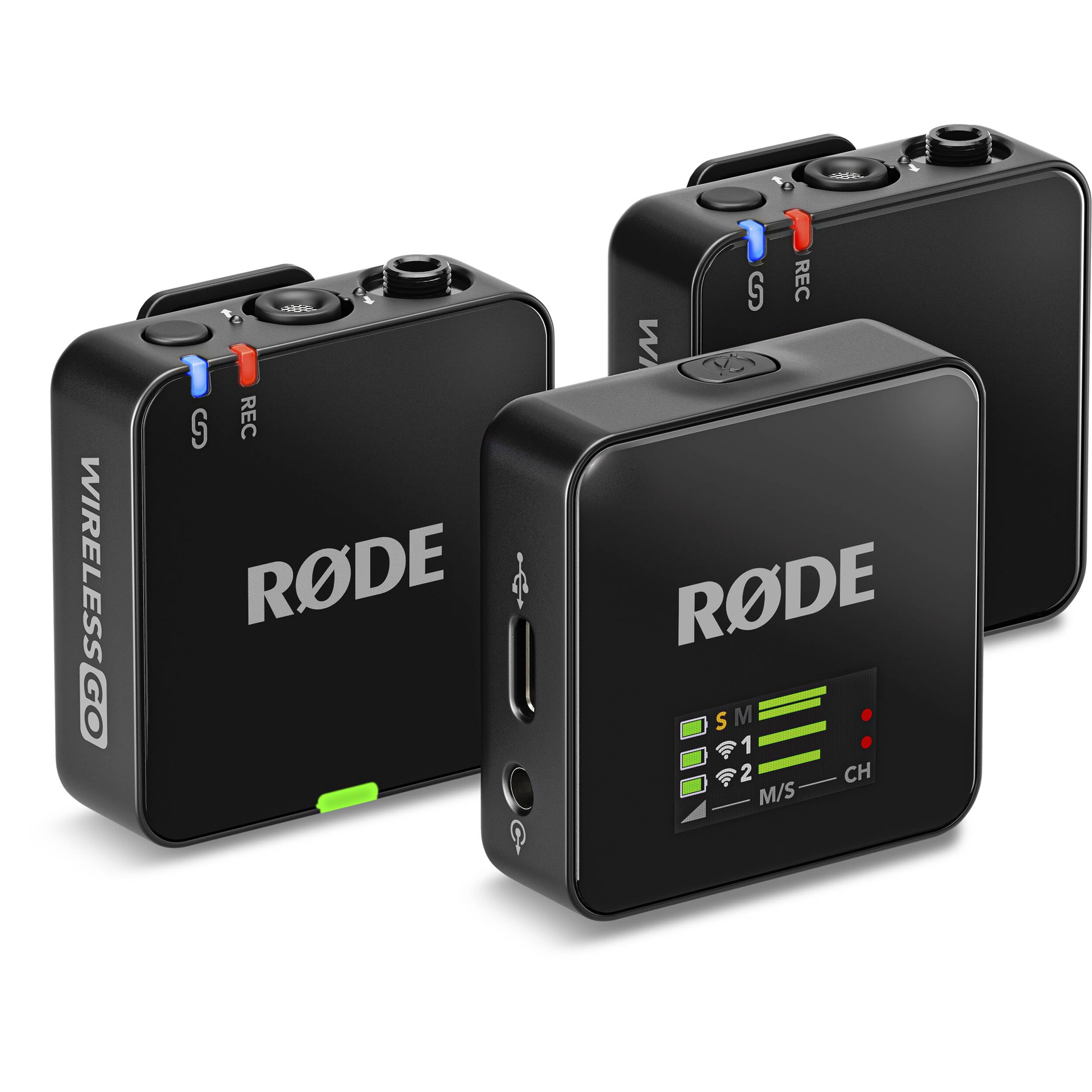 Rode Wireless GO III Dual-Channel Wireless Microphone System with 2X Rode Lavalier GO Professional Wearable Microphone