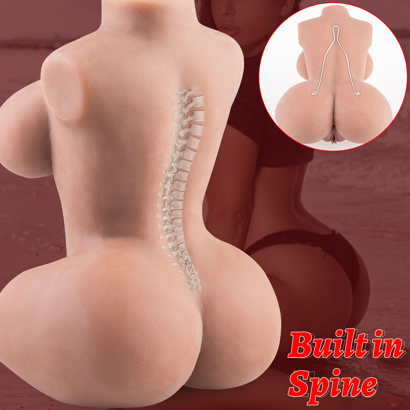 Watch Brown Sex Doll Lifelike Big Butt Sex Doll Butt Sex Dolls on Amazon  Live