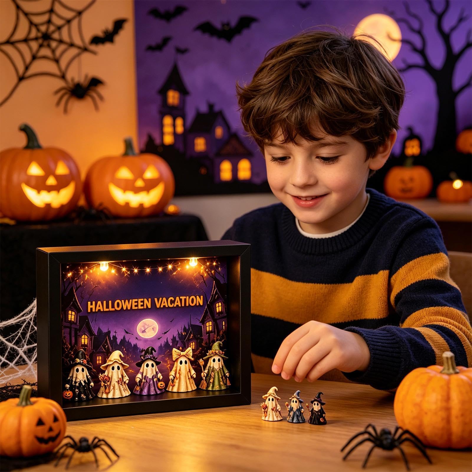 Calendario 'Avvento Di Halloween 2026 24 Giorni Fantasmini con | Decorazioni Di Halloween A Conto Alla Rovescia Per Bambini Bambine Ragazzi Adulti Vacanze Feste Compleanni Festival